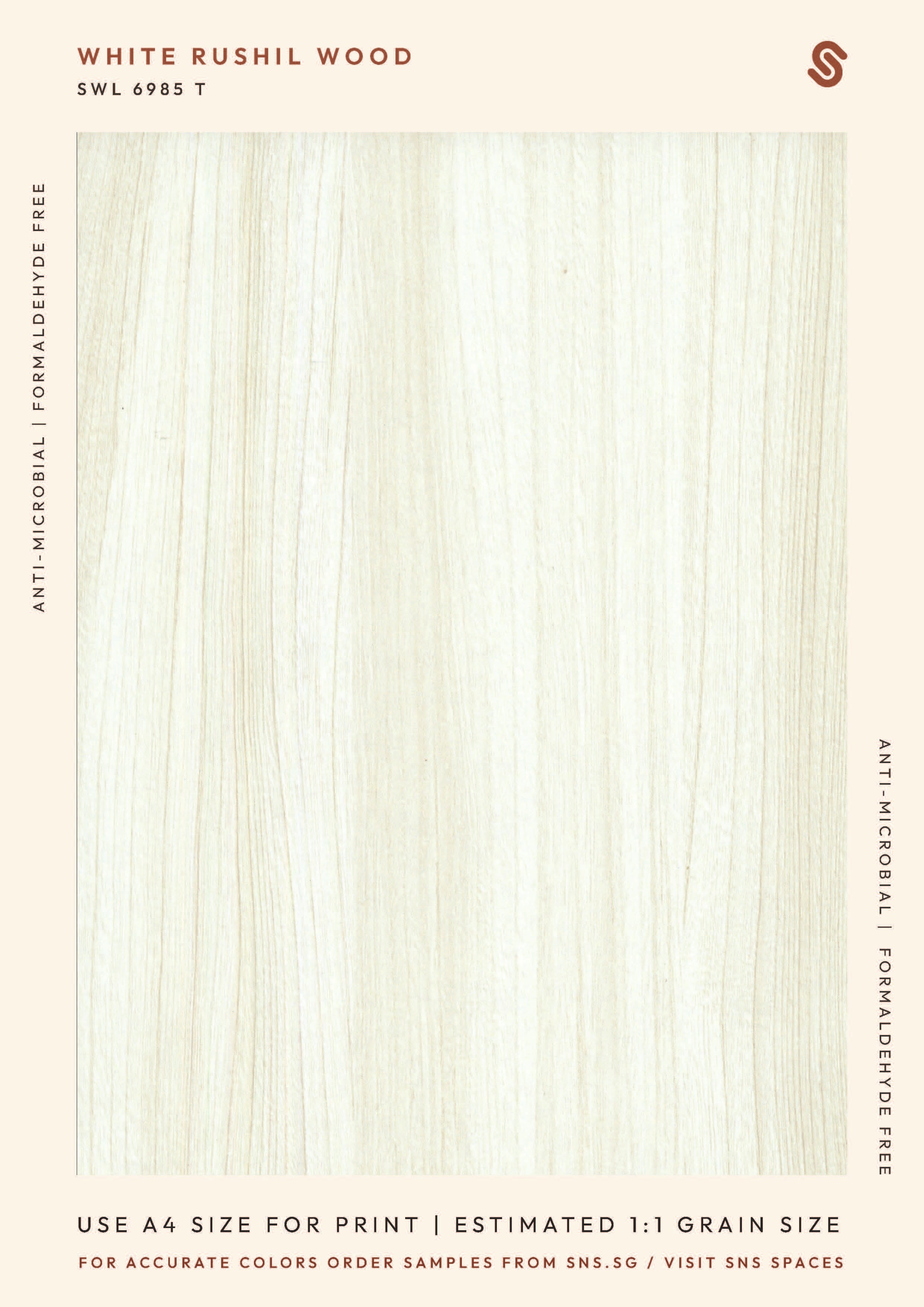 White Rushil Wood – SNS Laminates
