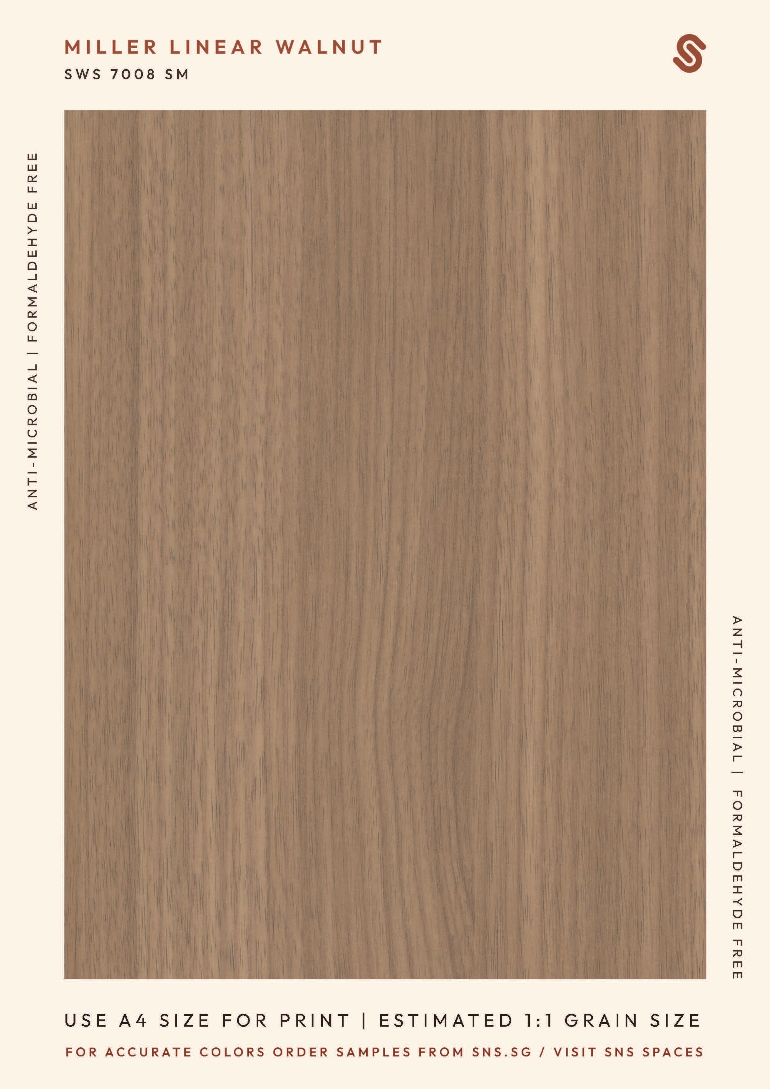 CaseLabs Merlin SM8 ジャンク Miller Linear Walnut (10ft) – SNS Laminates