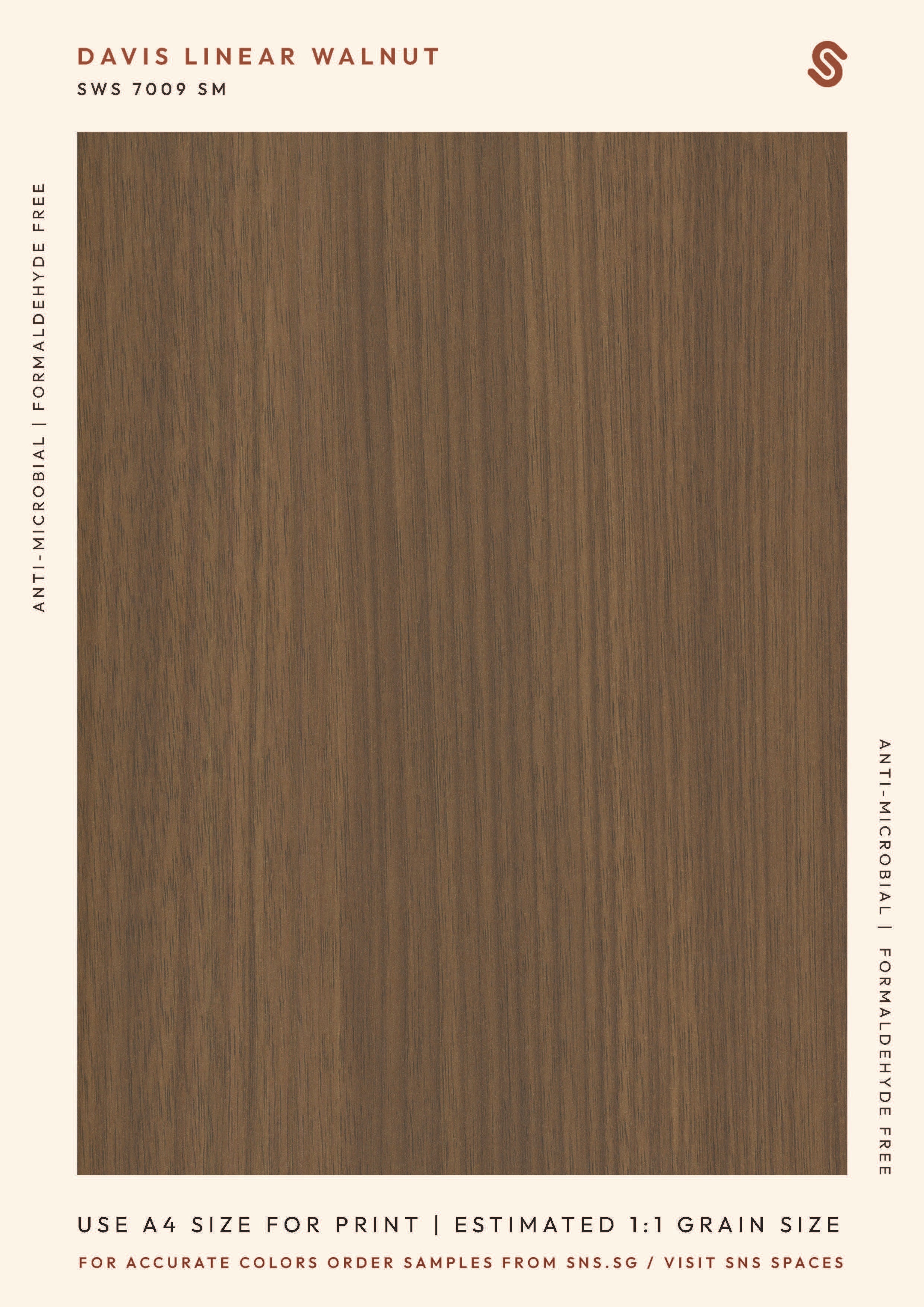 Davis Linear Walnut (10ft) – SNS Laminates