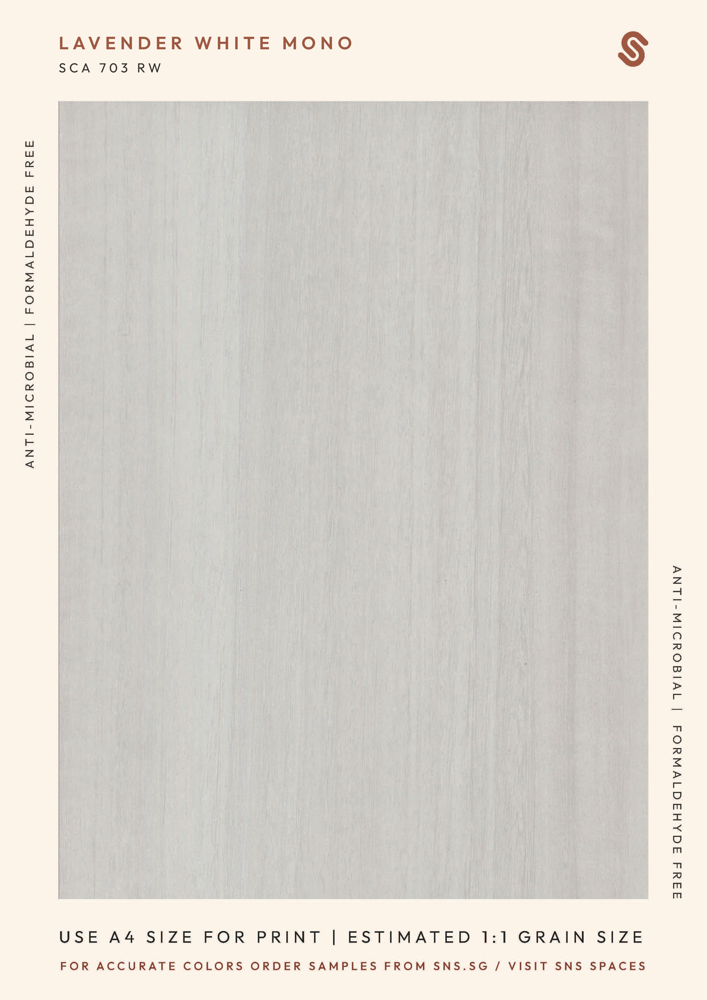 Lavender White Mono