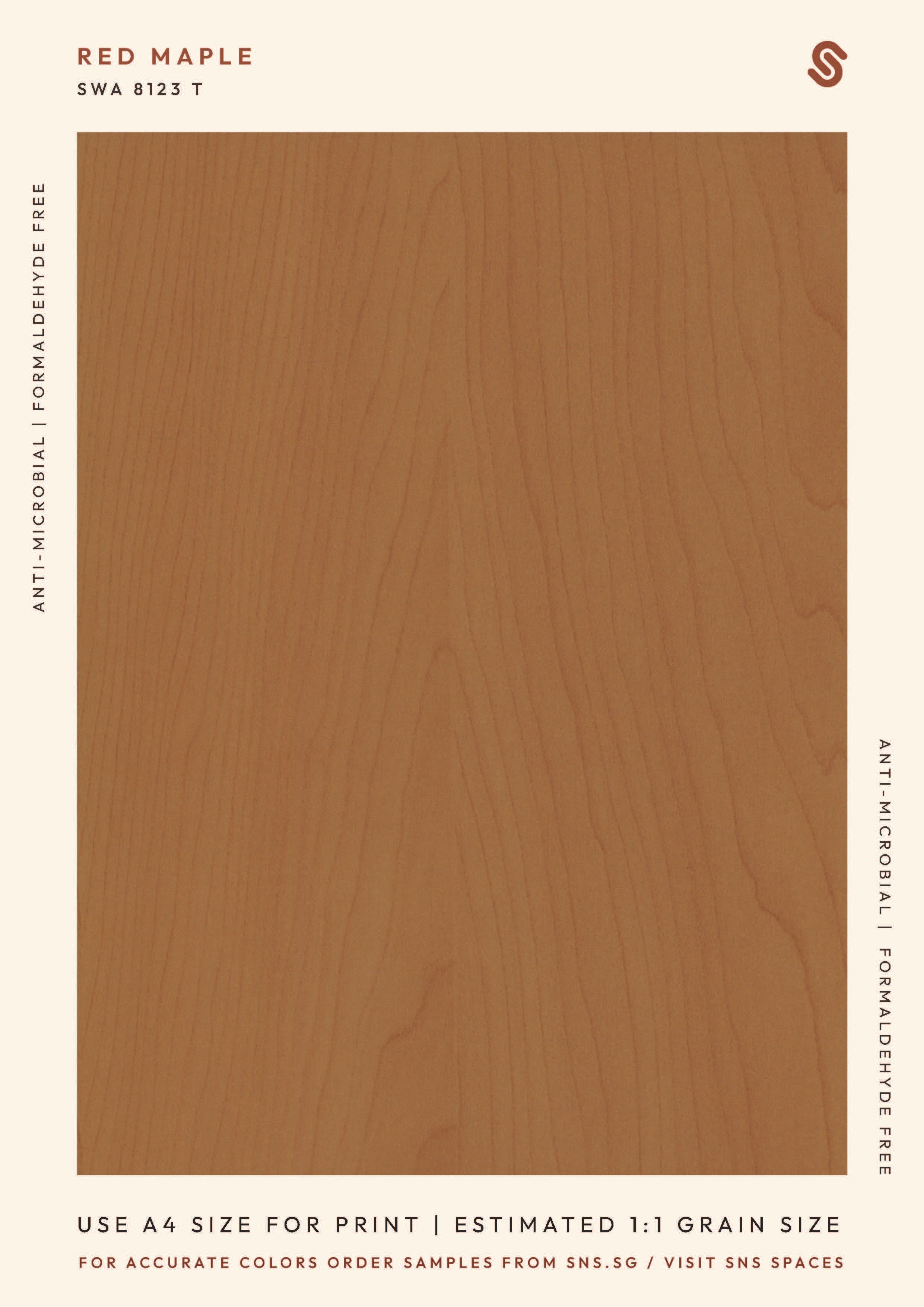 Between Maple and Chestnut 限定1000部 Red Maple – SNS Laminates